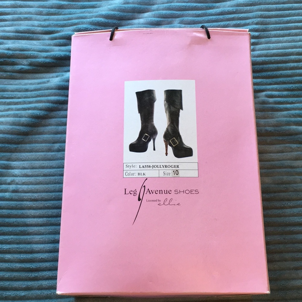 LA558-JollyRoger pirate boots